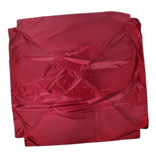 GALPADA Patio Sonnenschirm Ersatzbezug Wetterfester Sonnenschirmbezug für Garten Doppellagiges Material Weinrot Einfach zu Reinigen und Langlebig für Outdoor Events und Reisen von GALPADA