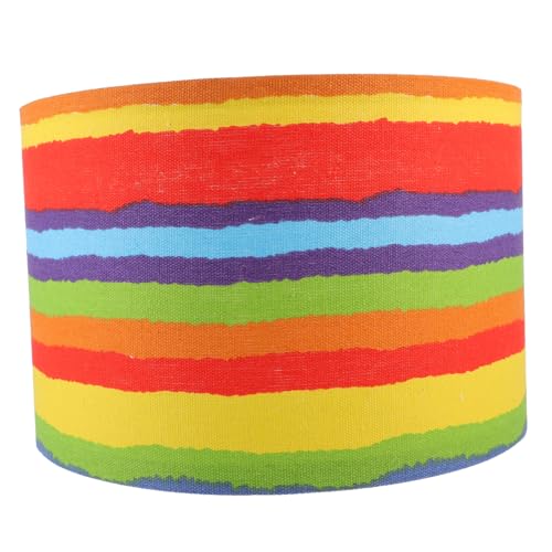 GALPADA Pendelleuchte Lampenschirm Faltbarer Lampenschirm für Tisch und Deckenlampen Regenbogenstreifen Blendfreies Design Vielseitig Einsetzbar Schlafzimmer Wohnzimmer und GALPADA Pendelleuchte Lampenschirm Faltbarer Lampenschirm für Tisch und Deckenlampen Regenbogenstreifen Blendfreies Design Vielseitig Einsetzbar Schlafzimmer Wohnzimmer und von GALPADA