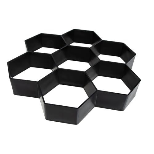 GALPADA Pflasterform aus Robustem Kunststoff Wiederverwendbar für Gartenwege und DIY Bodenfliesen Einfache Anwendung mit Beton und Zement Schnelles Formen und Lösen für Gartengestaltung von GALPADA