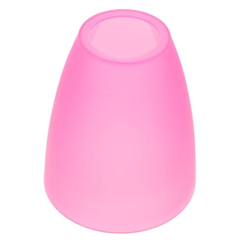 GALPADA Plastik Lampenschirm Flach Ømm Einfacher Ersatz Lampenabdeckung Für Tischlampe Wohnzimmer Schlafzimmer Dekorative Lampenschirme Rosa Kompatibel Mit Verschiedenen Leuchten von GALPADA