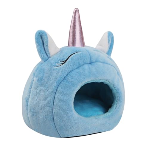 GALPADA Plüsch Kuschelhöhle Einhornform Wärmendes Nest für Hamster Kleine Haustiere mit Abnehmbarem Kissen Waschbar Winddicht Gemütlich für Meerschweinchen Ratten Igel Zufällige Farbe GALPADA Plüsch Kuschelhöhle Einhornform Wärmendes Nest für Hamster Kleine Haustiere mit Abnehmbarem Kissen Waschbar Winddicht Gemütlich für Meerschweinchen Ratten Igel Zufällige Farbe von GALPADA