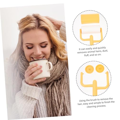 GALPADA Praktischer Tierhaarentferner Fusselrolle Handlich Leicht Haustier Fell Roller Für Sofa Kleidung Teppich Entfernt Staub Flusen Haustierhaarbürste von GALPADA