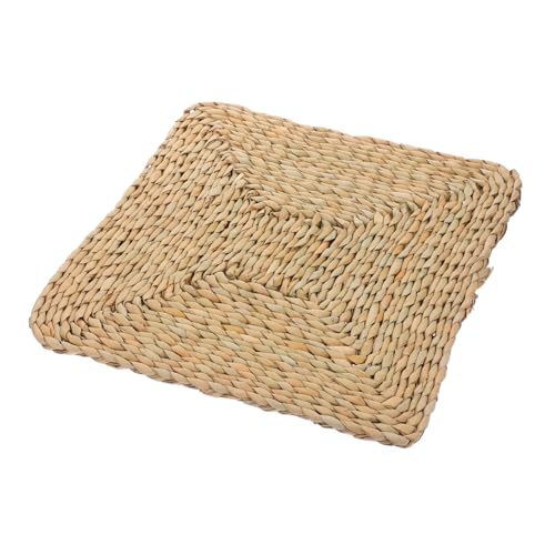 GALPADA Quadratisches Geflochtenes Sitzkissen Stroh Woven Floor Pillow für Yoga und Meditation für Wohnzimmer und Schlafzimmergestaltung GALPADA Quadratisches Geflochtenes Sitzkissen Stroh Woven Floor Pillow für Yoga und Meditation für Wohnzimmer und Schlafzimmergestaltung von GALPADA