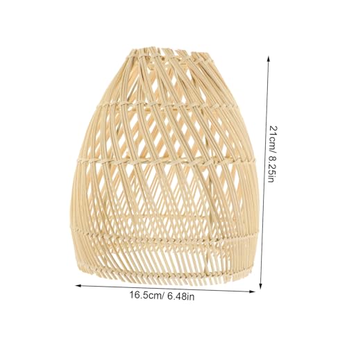 GALPADA Rattan Lampenschirm Pendelleuchte Hängelampe Ersatz Lampenabdeckung Ø Boho Stil für Wohnzimmer Schlafzimmer Restaurant GALPADA Rattan Lampenschirm Pendelleuchte Hängelampe Ersatz Lampenabdeckung Ø Boho Stil für Wohnzimmer Schlafzimmer Restaurant von GALPADA