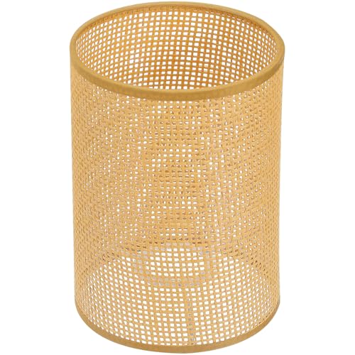 GALPADA Rattan Lampenschirm für Tischlampe Gewebter Lampenschirm für Schlafzimmer Wohnzimmer und Flur Stilvolle Lichtabdeckung Rattan zur Einweihung Öffnung von GALPADA