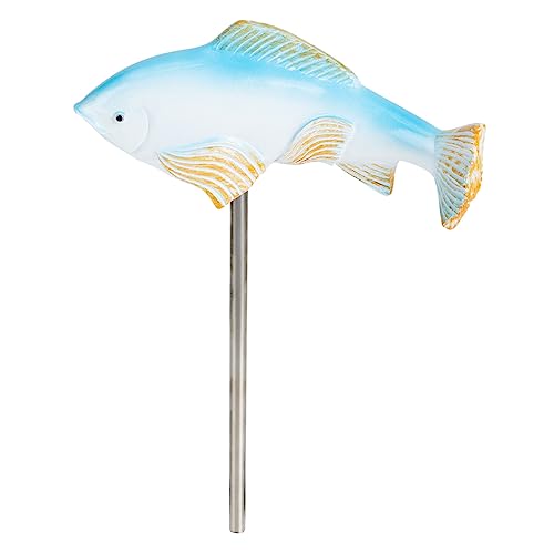 GALPADA Resin Koi Fisch Gartendekoration Wetterfest Langlebig Realistische Gartenfigur für Balkon Teich Kunsthandwerk in Himmelblau GALPADA Resin Koi Fisch Gartendekoration Wetterfest Langlebig Realistische Gartenfigur für Balkon Teich Kunsthandwerk in Himmelblau von GALPADA