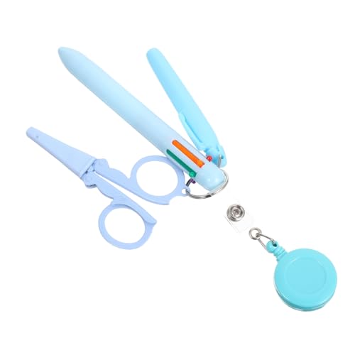 GALPADA Retractable Badge Reel Nurse Pen mit Textmarker Kugelschreiber und Faltbarer Schere Praktisches Teiliges Zubehör für Ärzte und Pflegepersonal im und Büro GALPADA Retractable Badge Reel Nurse Pen mit Textmarker Kugelschreiber und Faltbarer Schere Praktisches Teiliges Zubehör für Ärzte und Pflegepersonal im und Büro von GALPADA