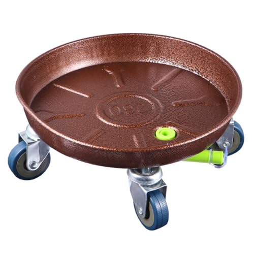 GALPADA Robuster Blumenständer aus Eisen mit Universalrollen Mobiler Pflanzenroller für Innen Außen Wetterfester Pflanzentopfhalter Stabiler Blumentopfständer für Terrasse und Balkon GALPADA Robuster Blumenständer aus Eisen mit Universalrollen Mobiler Pflanzenroller für Innen Außen Wetterfester Pflanzentopfhalter Stabiler Blumentopfständer für Terrasse und Balkon von GALPADA