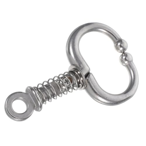 GALPADA Robuster Rinder nasenring aus Metall mit Federmechanismus Viehhaltung Werkzeug zur Kälberentwöhnung Komfortabel und Langlebig Effektive Kontrolle für Landwirtschaftliche Nutztiere GALPADA Robuster Rinder nasenring aus Metall mit Federmechanismus Viehhaltung Werkzeug zur Kälberentwöhnung Komfortabel und Langlebig Effektive Kontrolle für Landwirtschaftliche Nutztiere von GALPADA