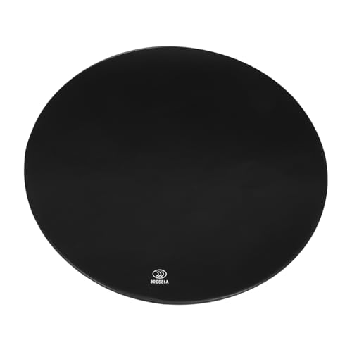 GALPADA Rundes Dickes Gehärtetes Glas Tischplatte Klare Glasoberfläche Stoßfest Stabil für Speise- Kaffee- Patio Wohnzimmer für Restaurant Hotel Büro und Zuhause von GALPADA