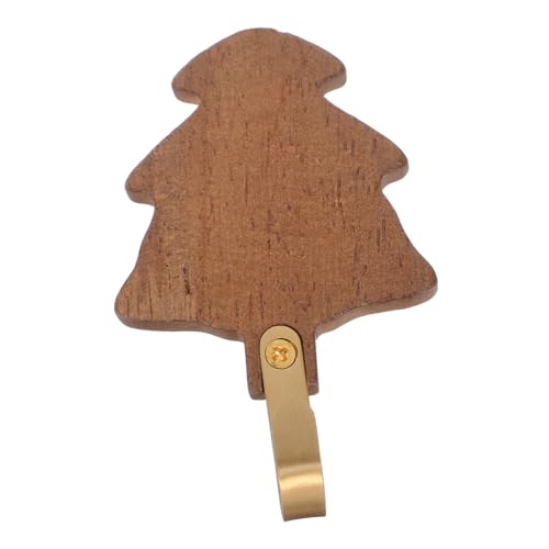 GALPADA Rustikale Schwarze Walnuss Holz Wandhaken mit Baumzweig Design Nodrill Montage Elegante Messingfarbene Haken Stabile Garderobe für Kleidung Hüte Taschen Handtücher Vielseitig GALPADA Rustikale Schwarze Walnuss Holz Wandhaken mit Baumzweig Design Nodrill Montage Elegante Messingfarbene Haken Stabile Garderobe für Kleidung Hüte Taschen Handtücher Vielseitig von GALPADA