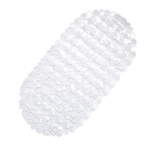 GALPADA Rutsch Duschmatte Transparent aus Umweltfreundlichem Dickem PVC mit Glatter Oberfläche Elastisch und Flexibel Rutschfester Bodenpolster für Badezimmer und Dusche Leicht zu von GALPADA