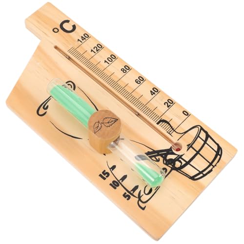 GALPADA Sauna Timer Sanduhr Minuten Wandmontage Sauna Dekoration Langlebig Robust Praktische Zeiteinstellung Holzdesign von GALPADA
