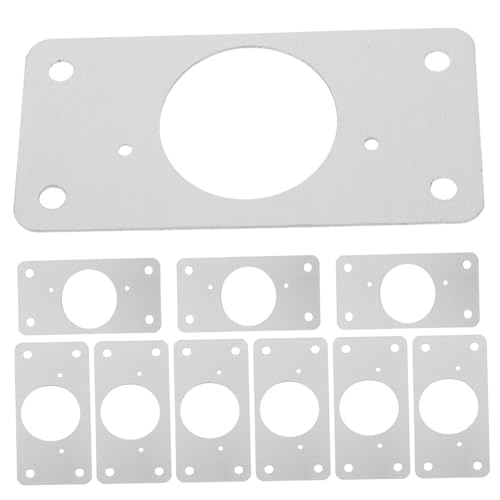 GALPADA Scharnier Reparaturset Edelstahl Scharnier Reparaturplatten mit Schrauben für Schrankscharniere Möbel Schranktüren Verstärkend Langlebig Einfache Montage von GALPADA