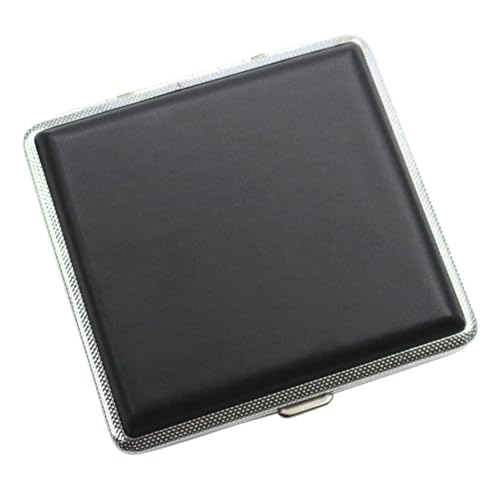 GALPADA Schlanke Tragbare Metall Zigarettenbox für Zigaretten Leichtes Design Robustes Material Einfach zu Öffnen und Schließen Kompakt für Unterwegs für Herren Draußen von GALPADA