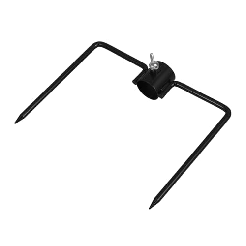 GALPADA Schwarz Modell Erdspieß Rohrdurchmesser Vielseitiger Gartenständer Wetterfester Bodenanker Für Regenschirm Fahnenmast Shepherds Hook Flag Holder GALPADA Schwarz Modell Erdspieß Rohrdurchmesser Vielseitiger Gartenständer Wetterfester Bodenanker Für Regenschirm Fahnenmast Shepherds Hook Flag Holder von GALPADA