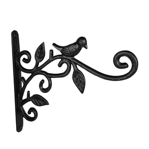 GALPADA Schwerer Wandhalter Pflanzenhaken Schwarz Robuster Blumenampel Halter für Vogelhäuschen Windspiele Laternen und Garten Dekoration Wetterfester Pflanzkorb Aufhängehaken GALPADA Schwerer Wandhalter Pflanzenhaken Schwarz Robuster Blumenampel Halter für Vogelhäuschen Windspiele Laternen und Garten Dekoration Wetterfester Pflanzkorb Aufhängehaken von GALPADA