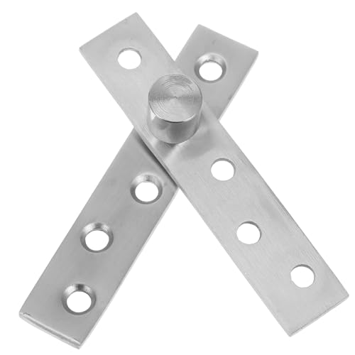 GALPADA Schwerlast Tür pivot scharnier aus Edelstahl Unsichtbar Drehbar für Küchenschrank und Schranktüren Mittlere Erhöhte Türstabilität Modernes Design von GALPADA