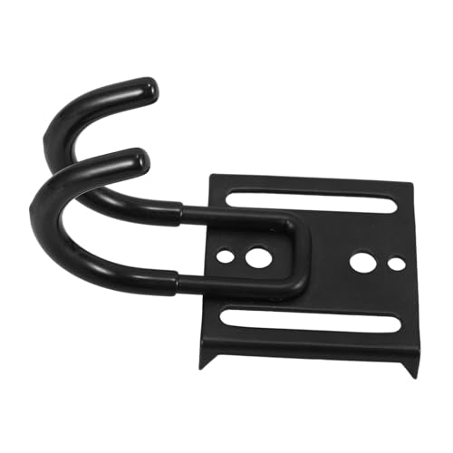 GALPADA Schwerlast wandhaken aus Metall Robuste Garage Organizer Große Aufhängung für Leitern Fahrräder Gartengeräte und Schwere Werkzeuge Langlebig und Einfach zu Montieren Schwarz von GALPADA