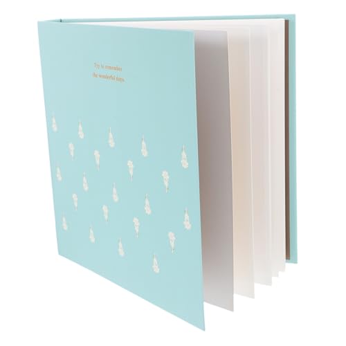 GALPADA Selbstklebendes Scrapbook-Album Für Naturstudien-Tagebuch Botanischer Fotorahmen Blumiges Erinnerungsbuch Trockenblumenalbum Loseblatt-Scrapbook Trockenblumenhalter Loseblattalbum von GALPADA