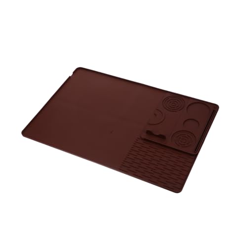 GALPADA Silikon Kaffeestation Matte Groß Rutschfest mit Abnehmbarem Tamper Pad Hitzebeständig für Kaffeemaschine und Geschirrabtropfgestell Schont Arbeitsflächen und Geräusche von GALPADA