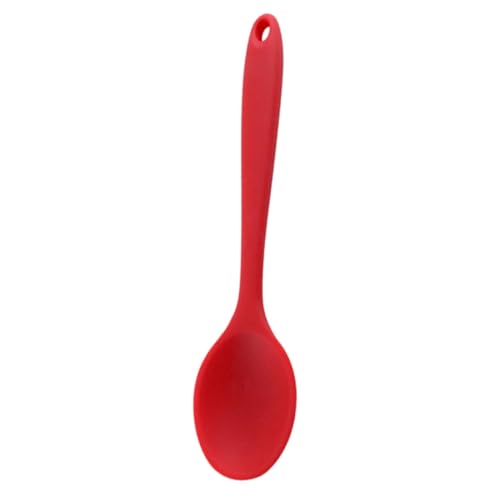 GALPADA Silikon Küchenlöffel Rot Hitzebeständig Rutschfester Griff Vielseitiger Kleiner Servierlöffel Bpa Frei Spülmaschinenfest zum Kochen und Backen Langlebiges Silikonmaterial GALPADA Silikon Küchenlöffel Rot Hitzebeständig Rutschfester Griff Vielseitiger Kleiner Servierlöffel Bpa Frei Spülmaschinenfest zum Kochen und Backen Langlebiges Silikonmaterial von GALPADA