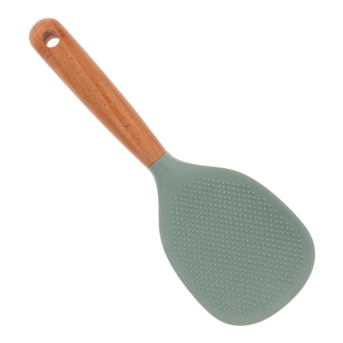 GALPADA Silikon Reislöffel Hochtemperaturbeständig Antihaft Reisspatel Stehend Ergonomisch Komfortabel Küchenutensil Lake Für Reis Kochen Servieren von GALPADA