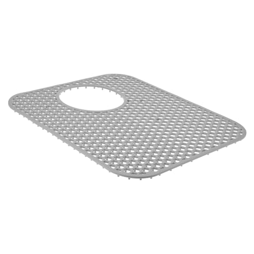 GALPADA Silikon Spülbeckenmatte Hitzebeständig Abtropfmatte mit Lochdesign Rutschfest Flexibel Leicht zu Reinigen Küchenspüle Schutzmatte für Geschirr und Arbeitsplatte von GALPADA