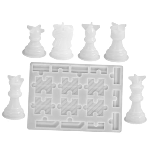 GALPADA Silikonform Schachfiguren DIY Gießform für Internationale Schachfiguren Inklusive Schachbrett Puzzleform Flexibel Langlebig Kreativ Geschenk für Jugendliche GALPADA Silikonform Schachfiguren DIY Gießform für Internationale Schachfiguren Inklusive Schachbrett Puzzleform Flexibel Langlebig Kreativ Geschenk für Jugendliche von GALPADA
