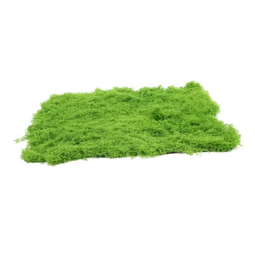 GALPADA Simuliertes Fadenmoos Teppich aus Kunstmoos falsches grünes Moos Outdoor- für Artificial Plant mikrolandschaft simulierter Moosrasen Kunstrasenmoos Perlenbaumwolle Light Green von GALPADA