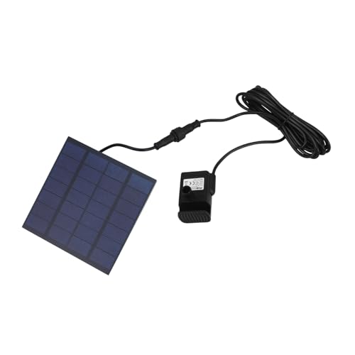 GALPADA Solar Teichpumpe für Vogelbad und Gartenbrunnen Flüsterleise Energiesparende Schwimmende Fontänenpumpe für Kleine Teiche und Fischbecken Automatische Solarbetriebene von GALPADA