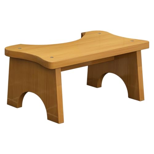 GALPADA Stabiler Holz Toilettenhocker Rutschfestes Design für Erwachsene Kompakter Tritthocker mit Hoher Belastbarkeit Platzsparend für Badezimmer und Wc Nutzung GALPADA Stabiler Holz Toilettenhocker Rutschfestes Design für Erwachsene Kompakter Tritthocker mit Hoher Belastbarkeit Platzsparend für Badezimmer und Wc Nutzung von GALPADA