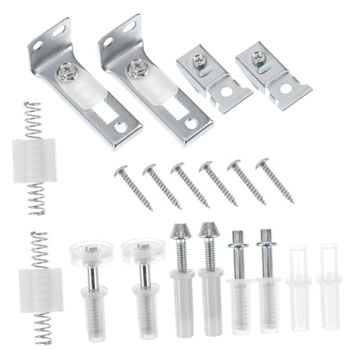 GALPADA Teiliges Bifold Tür Reparaturset aus Langlebigem Edelstahl mit Schiebetürbeschlägen Führungsschiene Pivot Rad und Ersatzteilen für Falttüren für Kleiderschrank und Schiebetüren GALPADA Teiliges Bifold Tür Reparaturset aus Langlebigem Edelstahl mit Schiebetürbeschlägen Führungsschiene Pivot Rad und Ersatzteilen für Falttüren für Kleiderschrank und Schiebetüren von GALPADA
