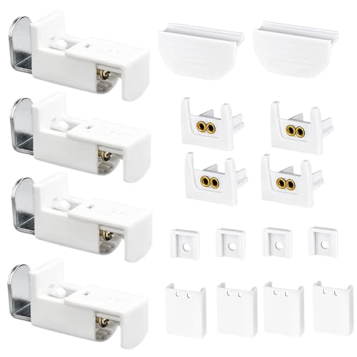 GALPADA Teiliges Faltrollo Montagezubehör aus Langlebigem Kunststoff Kompatibel mit Plissee und Rollos Stabile Befestigung und Einfache Installation für Fenster und Vorhänge von GALPADA