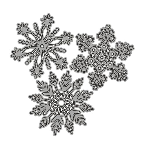GALPADA Teiliges Schneeflocken Stanzschablonen Langlebigem Metall für DIY Weihnachten Scrapbooking und Kartenherstellung für Kreative Bastelprojekte von GALPADA