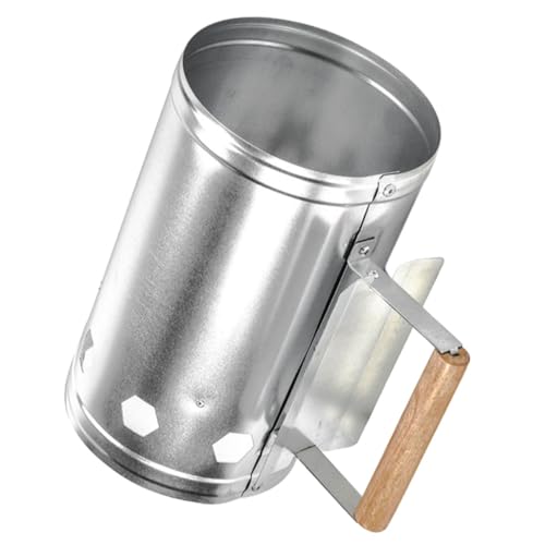 GALPADA Tragbarer mit Holzkohleeimer Effizienter Anzündkamin für Camping und Grillabende Hervorragende Luftzirkulation Sicher und Wiederverwendbar GALPADA Tragbarer mit Holzkohleeimer Effizienter Anzündkamin für Camping und Grillabende Hervorragende Luftzirkulation Sicher und Wiederverwendbar von GALPADA