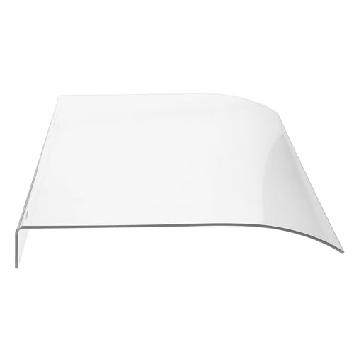 GALPADA Transparente Kunststoff Regen und Schneeschutz Vordach Wetterfeste Bruchfeste Fenster und Türmarkise für Balkon Terrasse und Eingangsbereich Einfache DIY Montage von GALPADA