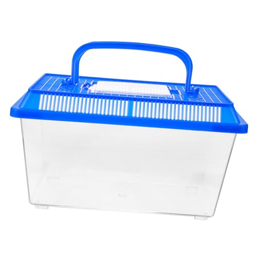 GALPADA Transparenter Reptilien und Schildkröten Terrariumbehälter mit Tragegriff und Deckel Großer Langlebiger Kunststoff rutschfeste Rampe Einfach zu Reinigen als Schildkröten Habitat GALPADA Transparenter Reptilien und Schildkröten Terrariumbehälter mit Tragegriff und Deckel Großer Langlebiger Kunststoff rutschfeste Rampe Einfach zu Reinigen als Schildkröten Habitat von GALPADA