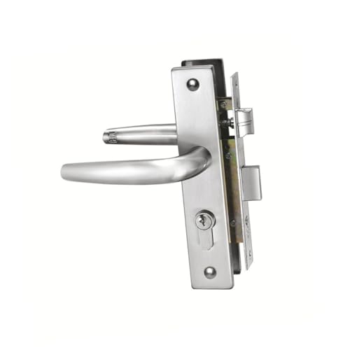 GALPADA Türgriff Türschloss Panel Einsteckschloss Robust Langlebig Rostfrei Einfach zu Montieren für Innentüren Zuhause Silber GALPADA Türgriff Türschloss Panel Einsteckschloss Robust Langlebig Rostfrei Einfach zu Montieren für Innentüren Zuhause Silber von GALPADA