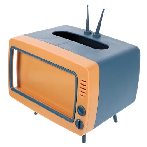 GALPADA Tv Form Taschentuchspender Cartoon Taschentuchbox für Schreibtisch Organizer für Wohnzimmer und Büro Kompakte Aufbewahrungslösung aus Blau Gelb GALPADA Tv Form Taschentuchspender Cartoon Taschentuchbox für Schreibtisch Organizer für Wohnzimmer und Büro Kompakte Aufbewahrungslösung aus Blau Gelb von GALPADA