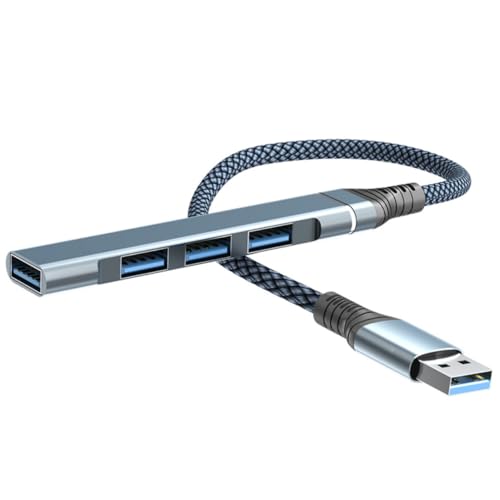 GALPADA USB Hub Fach USB Verteiler Aluminiumgehäuse Schnelles Datenübertragung für Laptop Kompakt Leicht Hitzebeständig GALPADA USB Hub Fach USB Verteiler Aluminiumgehäuse Schnelles Datenübertragung für Laptop Kompakt Leicht Hitzebeständig von GALPADA