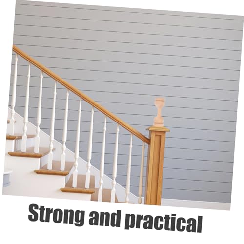 GALPADA Unfinished Hardwood Decorative Bed Post Finials Ergonomic Ball Design Hand Polished Durable Craft Staircase Curtain Rod Topper Natural Wood Finish Diy Decoration von GALPADA