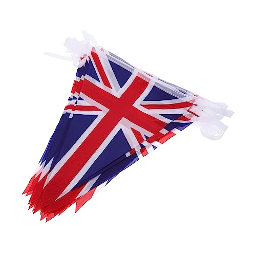 GALPADA Britische Union Jack Flagge Bunting Banner Hängend Aus Polyester Für Fenster Bars Schulen Außen Innen Dekoration Party Festive Atmosphäre Leichtgewichtig GALPADA Britische Union Jack Flagge Bunting Banner Hängend Aus Polyester Für Fenster Bars Schulen Außen Innen Dekoration Party Festive Atmosphäre Leichtgewichtig von GALPADA