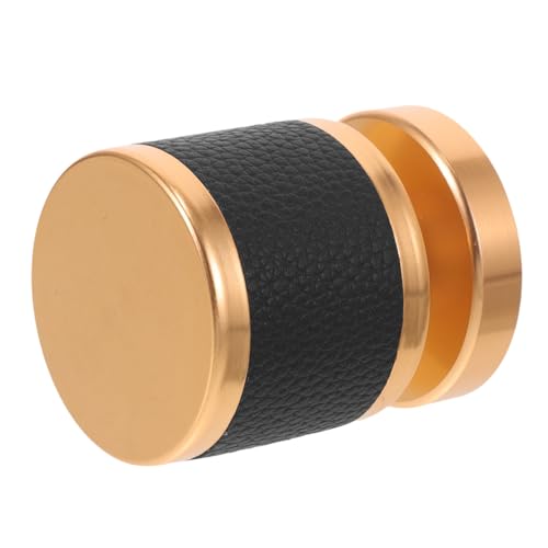 GALPADA Unsichtbarer Türgriff mit Verstecktem Türschloss Einseitiger Kugelriegel für Privatsphäre und für Schlafzimmer und Tv Wände Gold Schwarz mit Elegantem Lederdesign GALPADA Unsichtbarer Türgriff mit Verstecktem Türschloss Einseitiger Kugelriegel für Privatsphäre und für Schlafzimmer und Tv Wände Gold Schwarz mit Elegantem Lederdesign von GALPADA