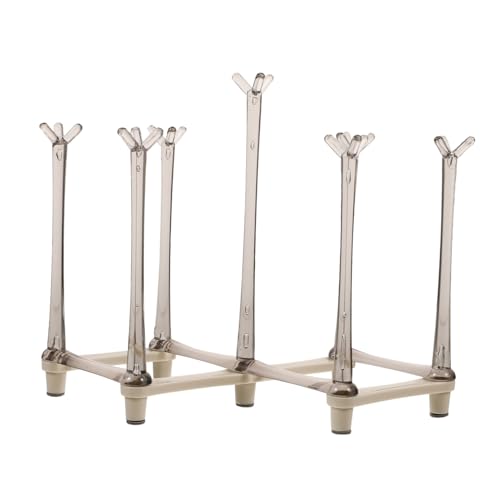 GALPADA Verstellbarer Becherhalter für Tassen und Flaschen Platzsparender Abtropfständer für Küche Bar und Büro Design für Trockene und Organisierte Ablage von GALPADA
