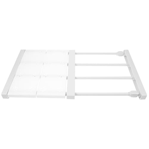 GALPADA Verstellbares Ausziehbares Kleiderschrank Regal mit Hoher Tragfähigkeit Robustem Material und Flexibler zur Effektiven Organisation von Kleidung Schuhen und Küchenutensilien von GALPADA