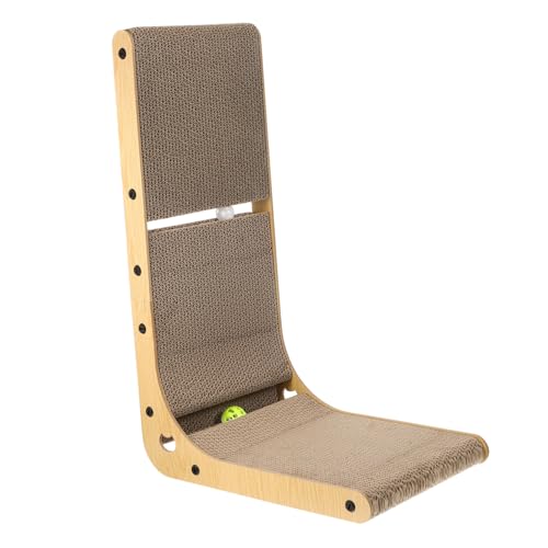 GALPADA Vertikales Katzen kratzbrett mit Holzrahmen Platzsparend Stabil und Langlebig Inkl Glocken bällen Schützt Möbel Fördert Krallenpflege und Katzenspiel Drinnen Zufällige Farbe GALPADA Vertikales Katzen kratzbrett mit Holzrahmen Platzsparend Stabil und Langlebig Inkl Glocken bällen Schützt Möbel Fördert Krallenpflege und Katzenspiel Drinnen Zufällige Farbe von GALPADA