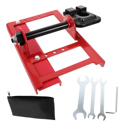 GALPADA Vertikales Kettensägen Schneidegerät Rot Verstellbare Holzschneideführung aus Langlebigem Legierungsstahl Stabiles Holzschneidegestell für Bauherren Leicht für Präzises Sägen von GALPADA Vertikales Kettensägen Schneidegerät Rot Verstellbare Holzschneideführung aus Langlebigem Legierungsstahl Stabiles Holzschneidegestell für Bauherren Leicht für Präzises Sägen von von GALPADA
