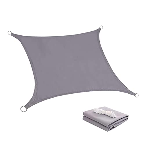 GALPADA Viereckiger Sonnenschutz Polyester und UV Blockierend für Garten Terrasse und Pool von GALPADA