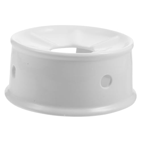 GALPADA Vintage Keramischer Teewärmer mit Heizbasis Multifunktionales Stövchen für Tee Kaffee und Milch für Zuhause und Cafés Design für Romantische von GALPADA